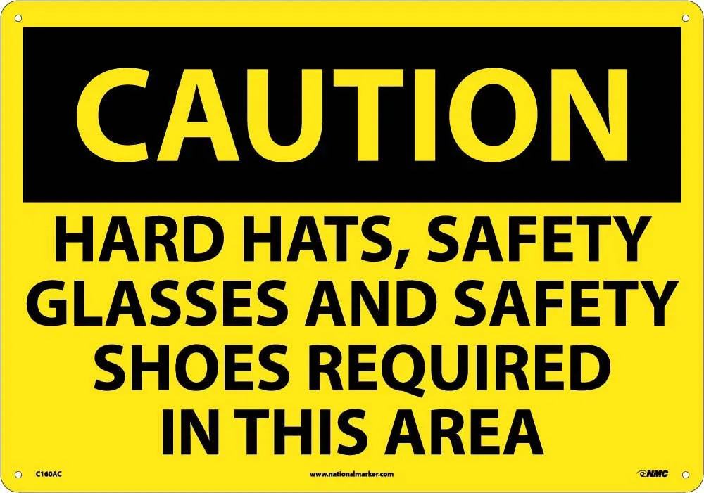 Large Format Caution Ppe Required Sign