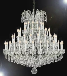 Large Foyer / Entryway Maria Theresa Empress Crystal (Tm) Chandelier Chandeliers Lighting H 70" W 62" - A83-Silver/1578/77 7