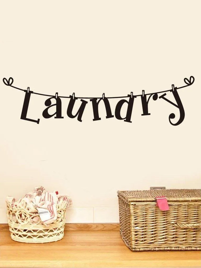 Laundry Wall Sticker