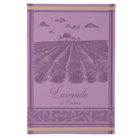 Lavender Fields (Champs de Lavande) French Jacquard Dish Towel by Coucke