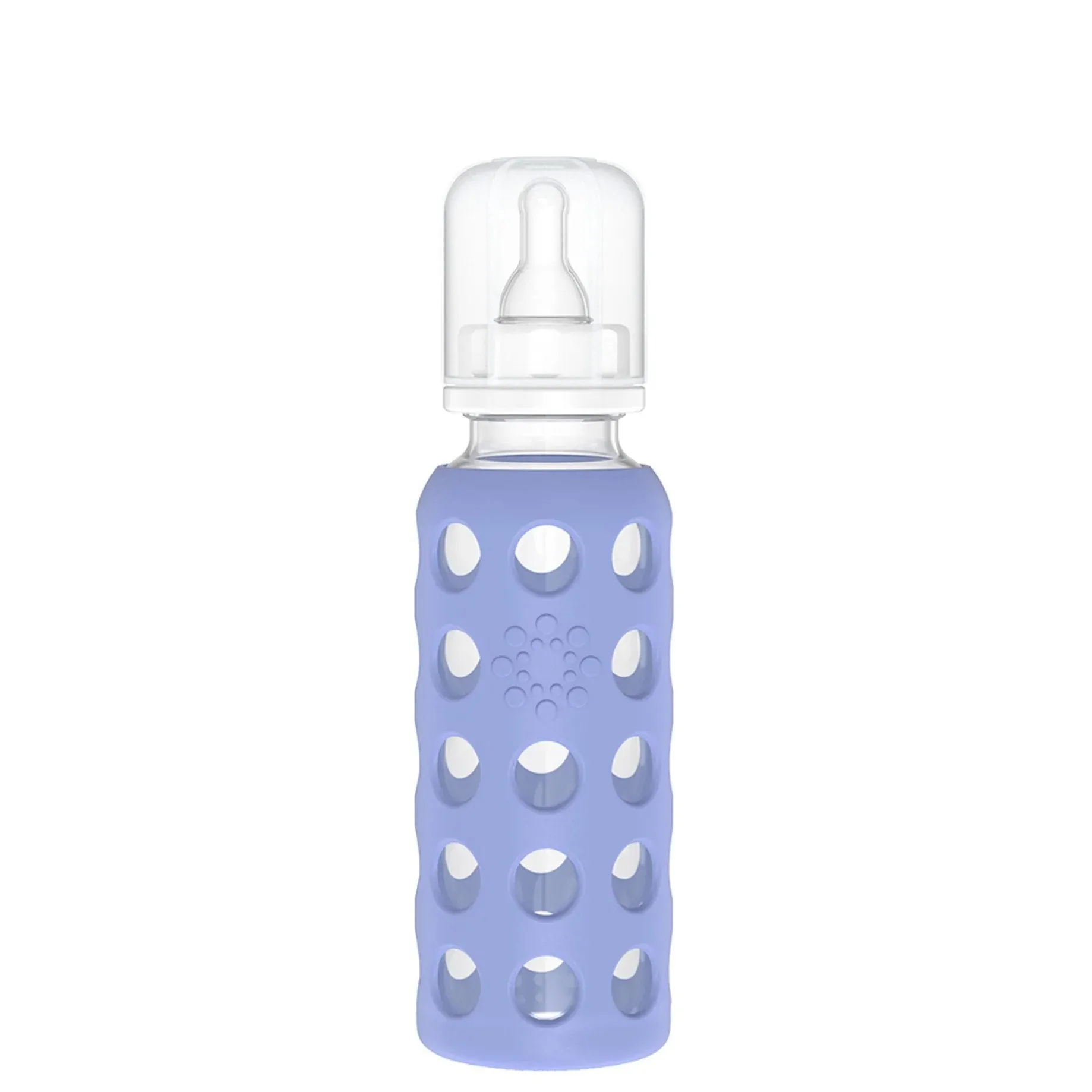 Lifefactory Glass Baby Bottle Blueberry 9 oz Bottle