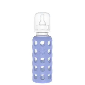 Lifefactory Glass Baby Bottle Blueberry 9 oz Bottle