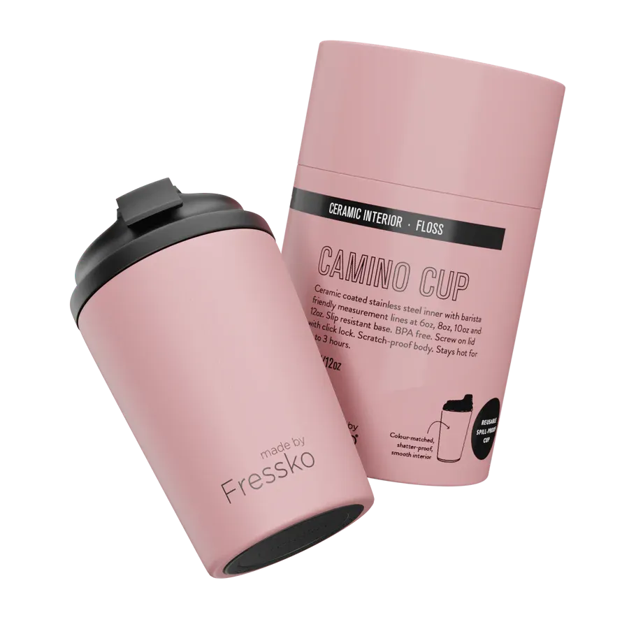 Made by Fressko Ceramic Lined Camino Coffee Cup 340ml/12oz