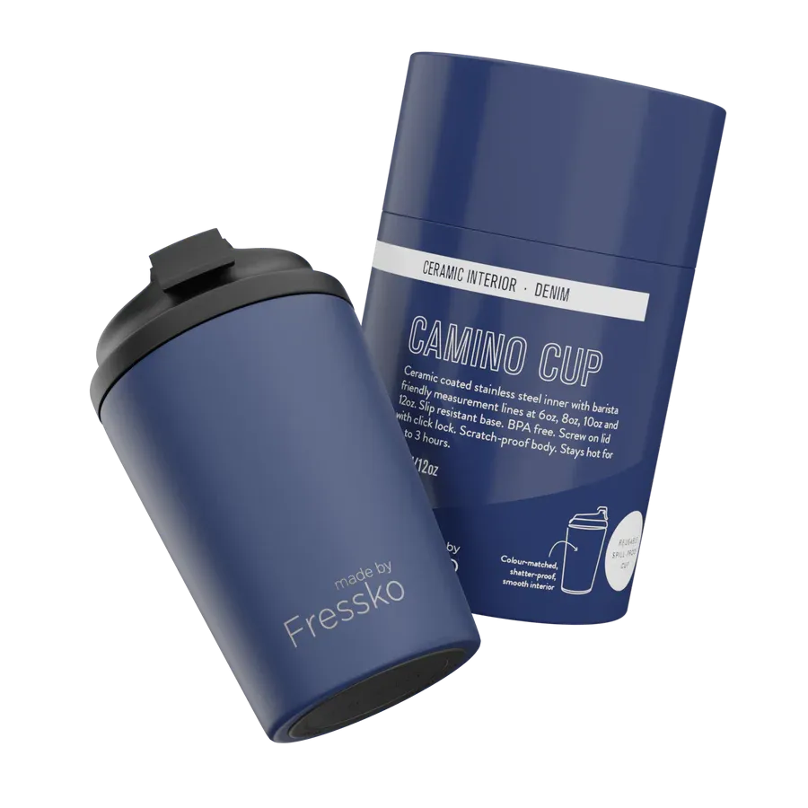 Made by Fressko Ceramic Lined Camino Coffee Cup 340ml/12oz