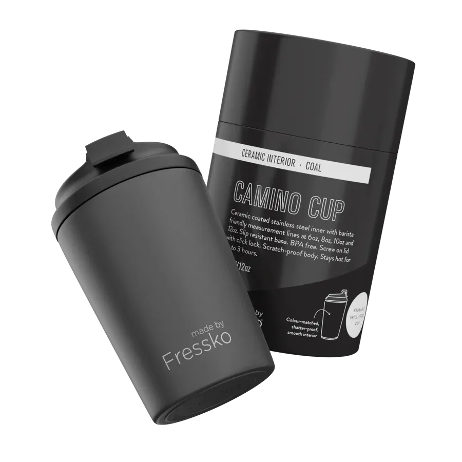 Made by Fressko Ceramic Lined Camino Coffee Cup 340ml/12oz