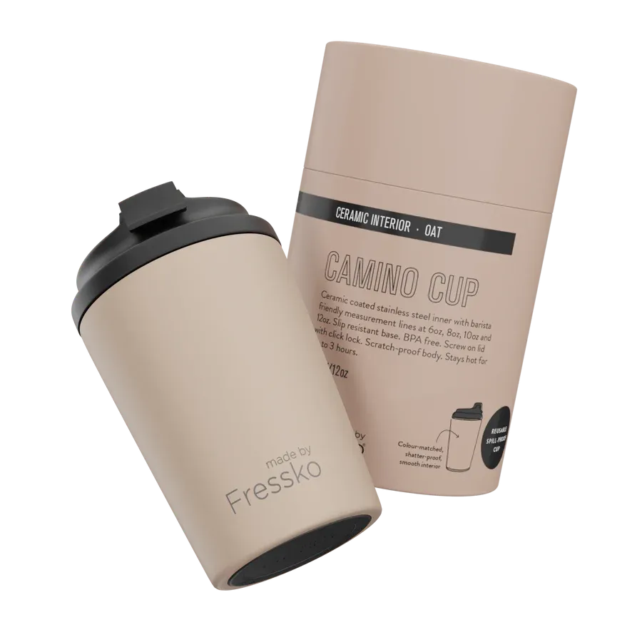 Made by Fressko Ceramic Lined Camino Coffee Cup 340ml/12oz