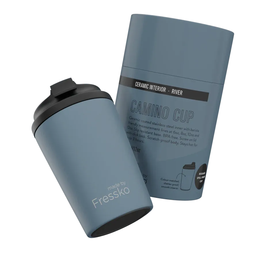 Made by Fressko Ceramic Lined Camino Coffee Cup 340ml/12oz