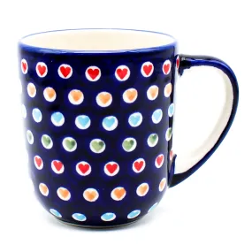 Magda Cup 16 oz in Multi-Colored Hearts