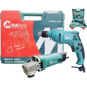 Mailtank SH05-04A Impact Drill   Angle Grinder (Combo Kit)