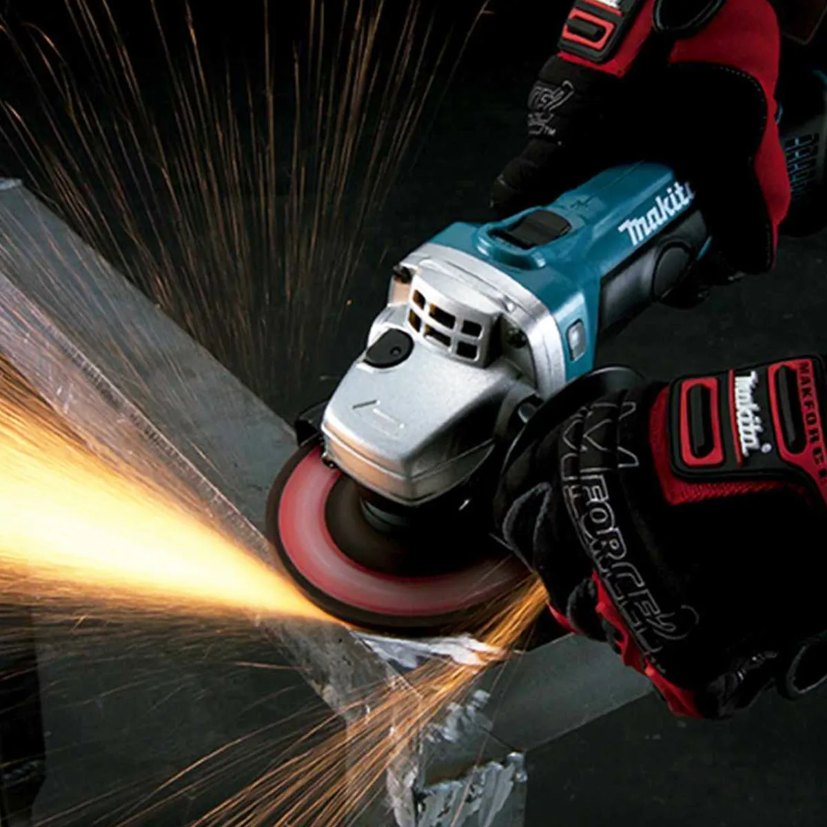 Makita 2 Piece 18V LXT Combi Drill & Angle Grinder 115mm Body Only