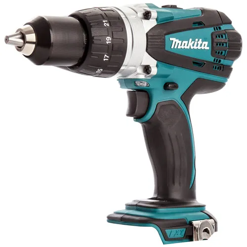 Makita 2 Piece 18V LXT Combi Drill & Angle Grinder 115mm Body Only