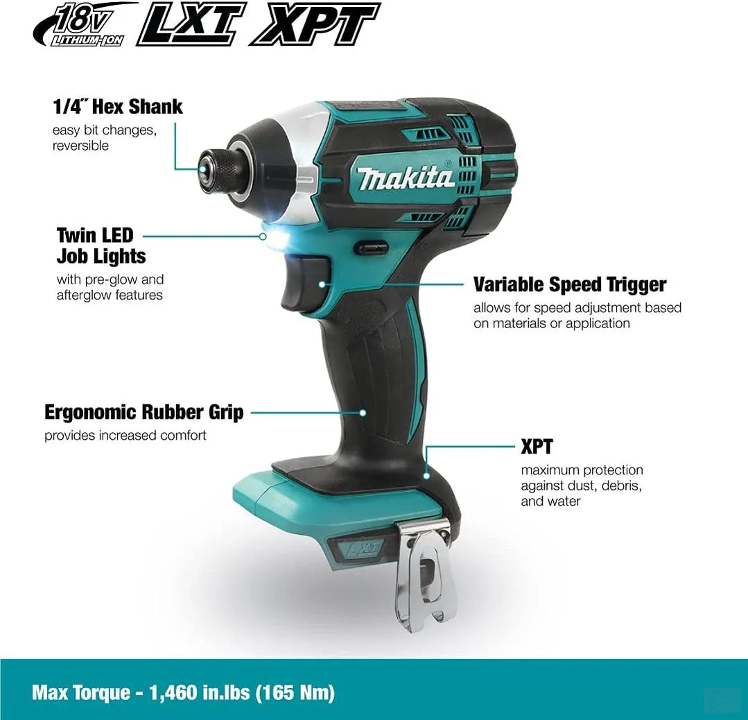 Makita DLX2005T 2 Piece 18V Cordless Kit