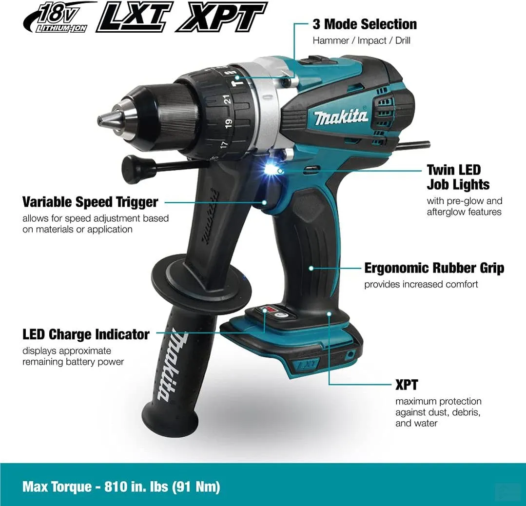 Makita DLX2005T 2 Piece 18V Cordless Kit