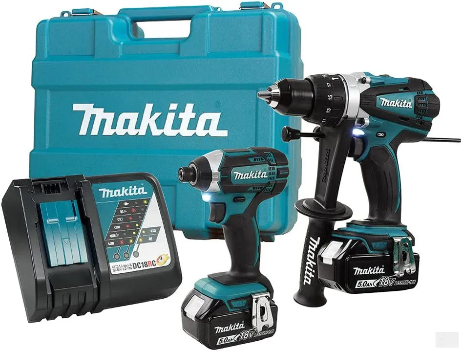 Makita DLX2005T 2 Piece 18V Cordless Kit