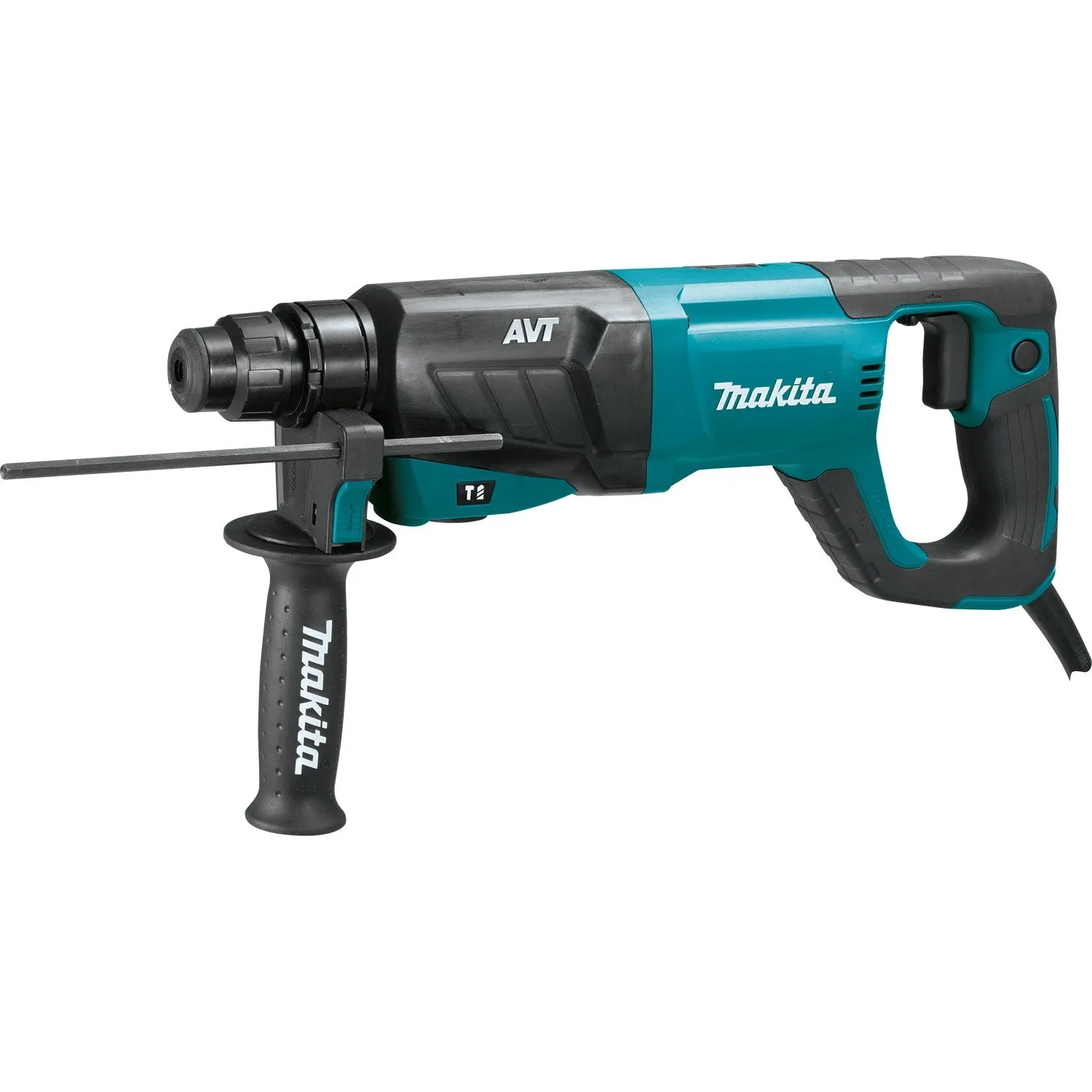 Makita (HR2641X1) 1" SDS‑PLUS AVT® Rotary Hammer (D‑handle) and 4‑1/2" Angle Grinder