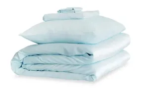 Mayfairsilk Pastel Blue Silk Duvet Set