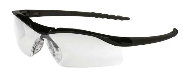 MCR Safety DL1 Black Frame, Clear Lens