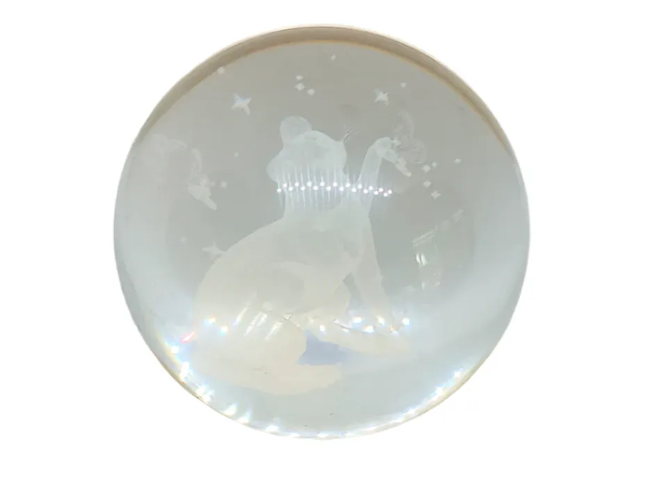 Medium Kitty 3D Print Glass Globe