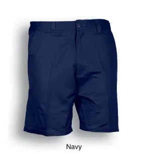 Mens Drill Work Shorts - Navy