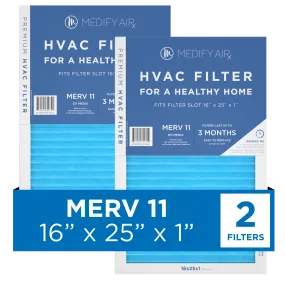 MERV 16" x 25" x 1" HVAC Filter