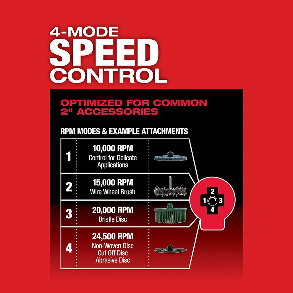 Milwaukee 2485-20 M12 FUEL Right Angle Die Grinder