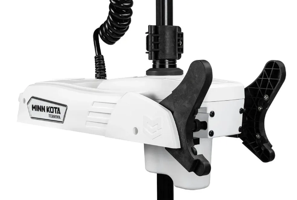 Minn Kota Terrova QUEST Dual Voltage Manual Deploy - White and Black