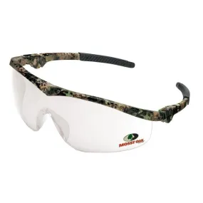 MO110 MCR Safety Mossy Oak Series Safety Glasses, Clear Lens, Mossy Oak Frame