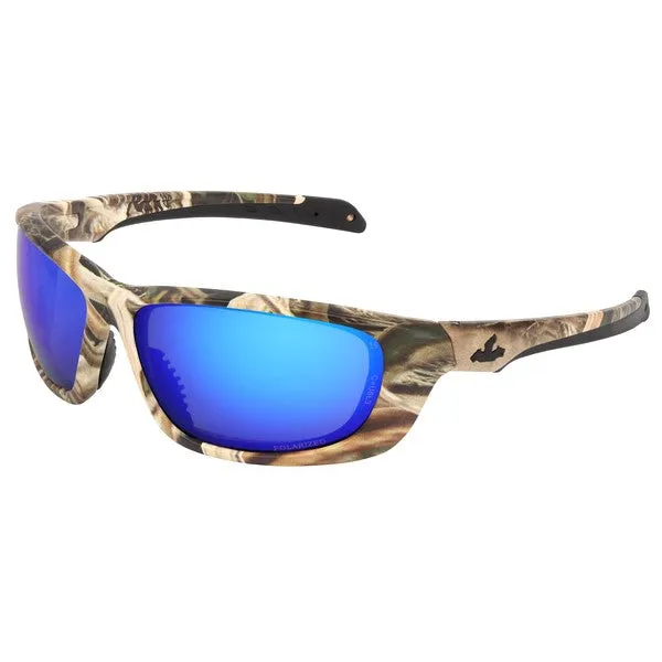 MOUD118BZDC MCR Safety Mossy Oak Series Safety Glasses, Blue Diamond Mirror Lens