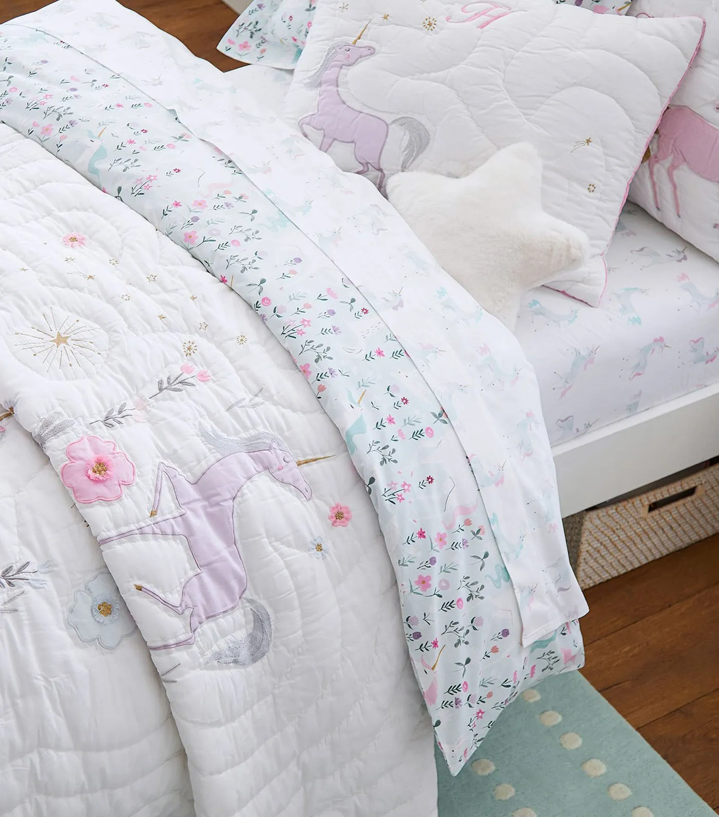 Mystical Unicorn Organic Sheet Set & Pillowcases - Full