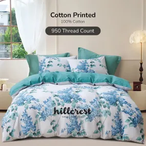 Online Exclusive Cotton Prints 950TC Fitted Sheet Set / Bed Set - HC0924 OE 3