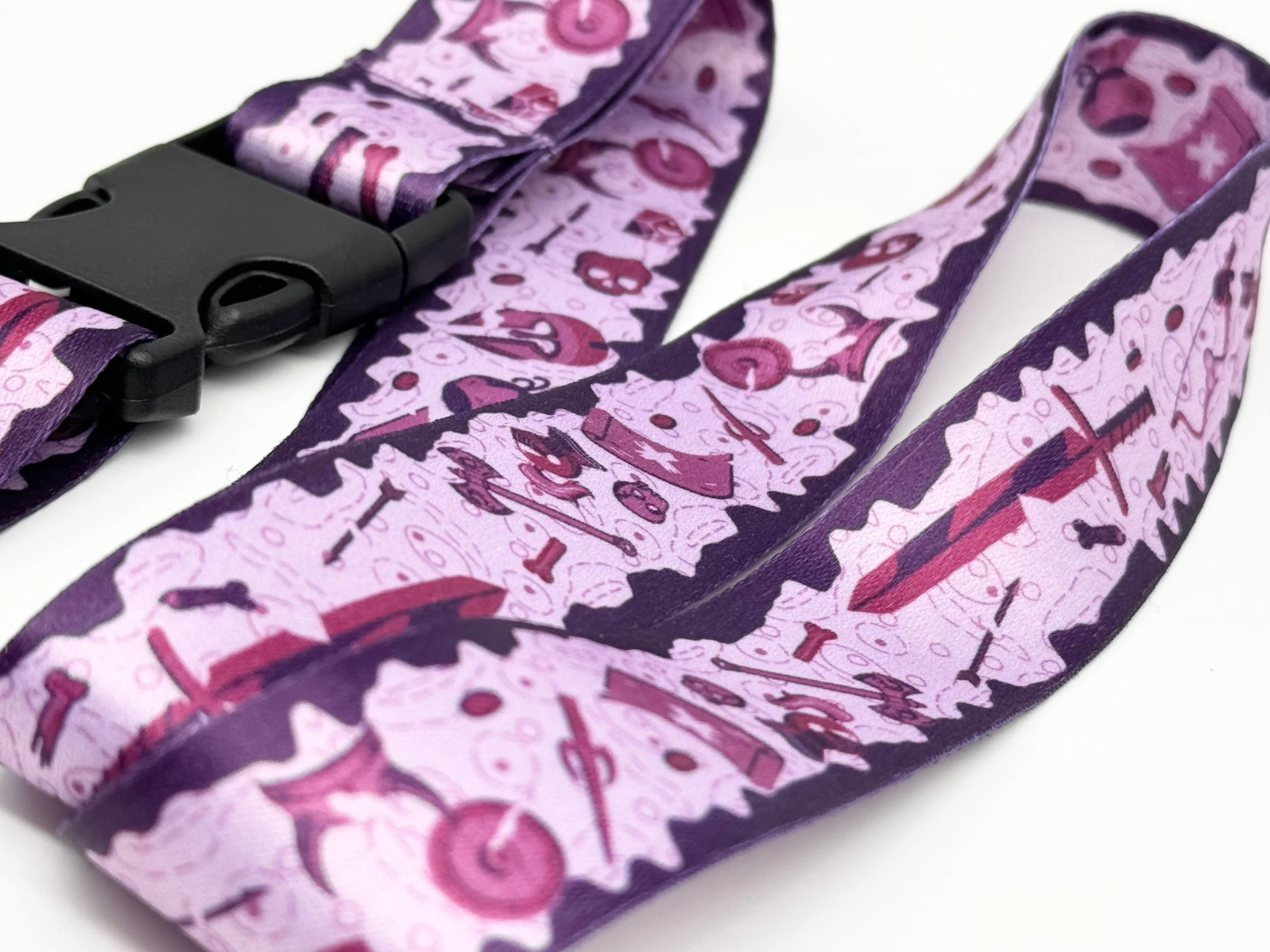 Ooze of Doom Lanyard - Purple