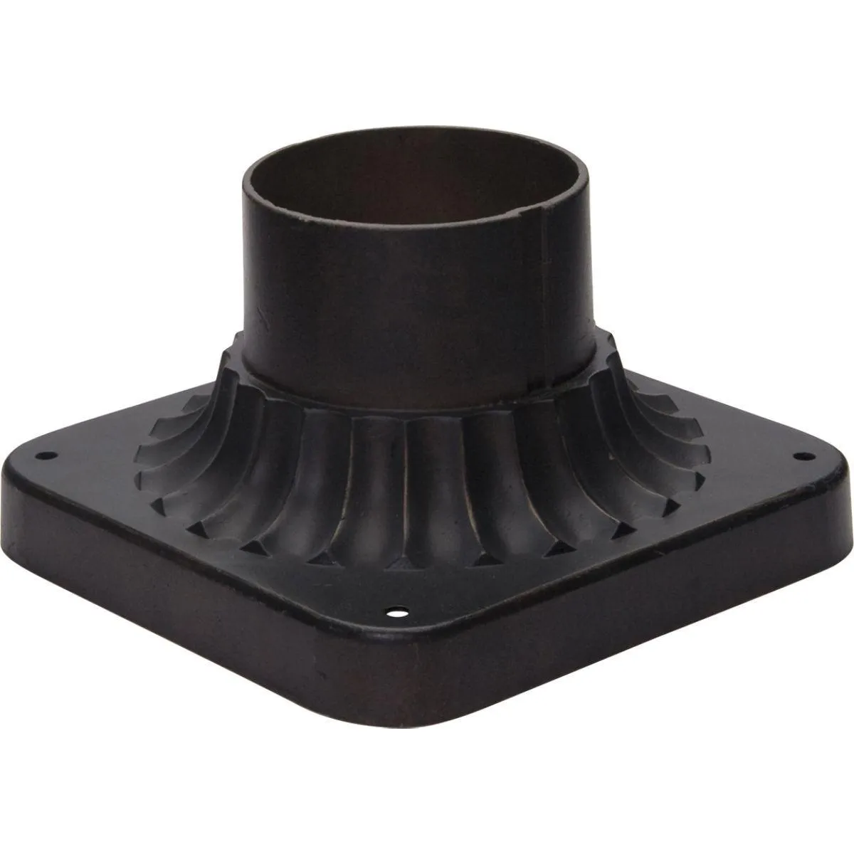 Outdoor Essentials 3.5 in. Aluminum Pier Mount Base Bronze Finish