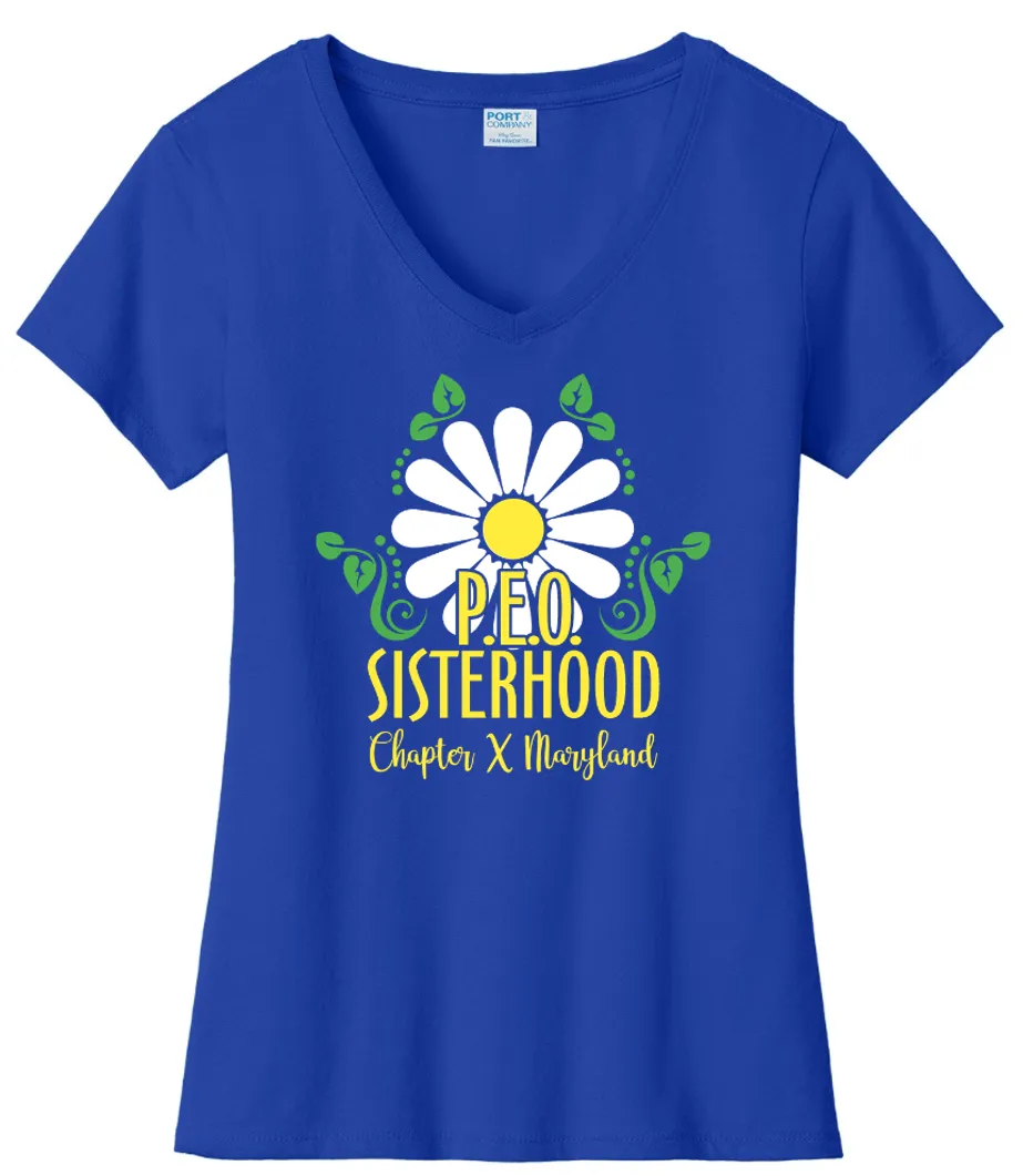 P.E.O. Sisterhood VNeck - Chapter X Maryland