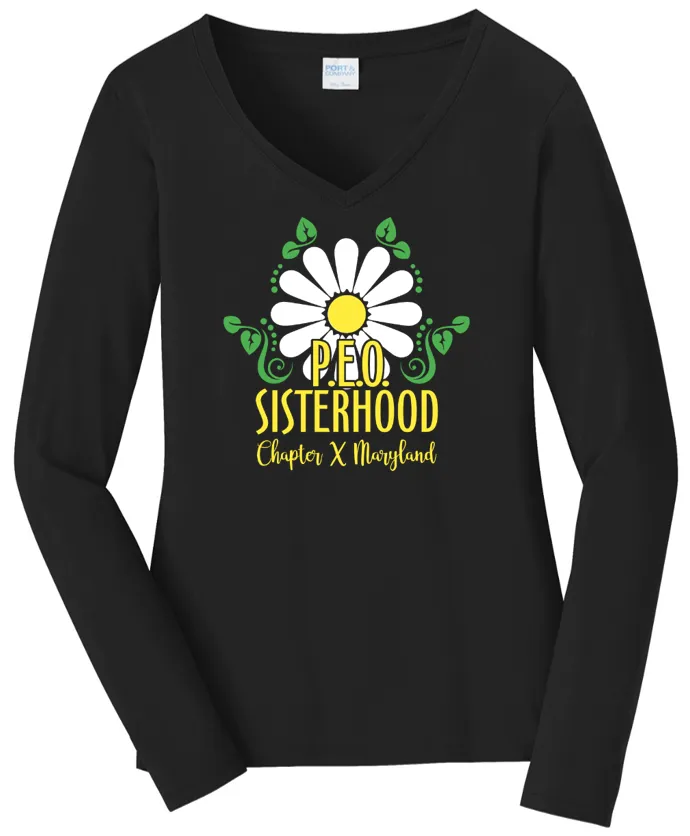 P.E.O. Sisterhood VNeck - Chapter X Maryland