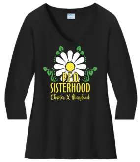 P.E.O. Sisterhood VNeck - Chapter X Maryland