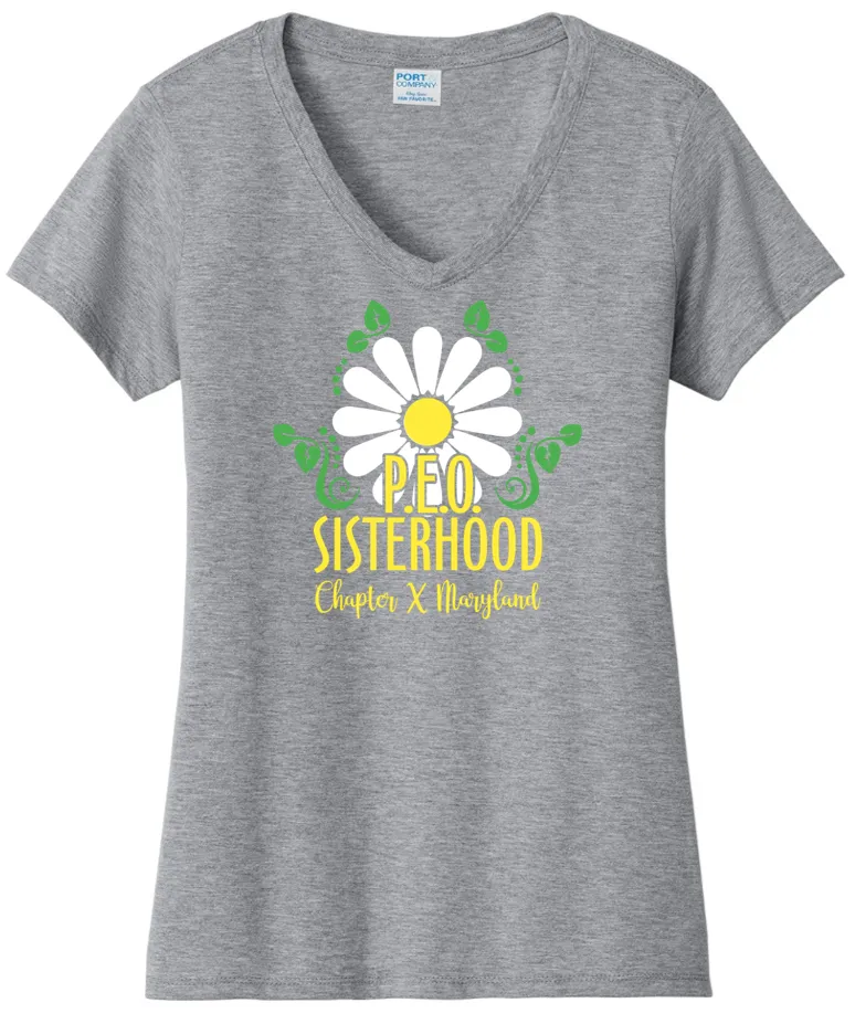 P.E.O. Sisterhood VNeck - Chapter X Maryland