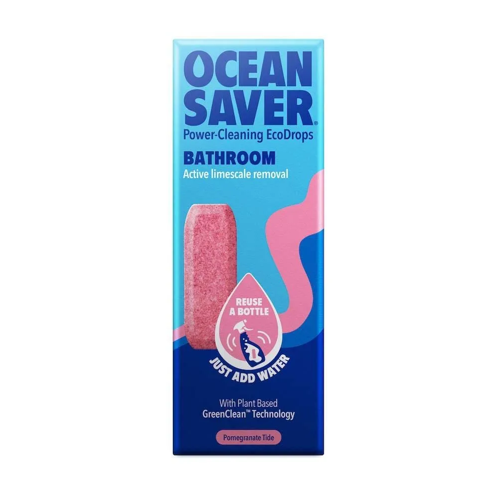 Plastic Free Cleaning Drop Bathroom Descaler - Pomegranate Tide