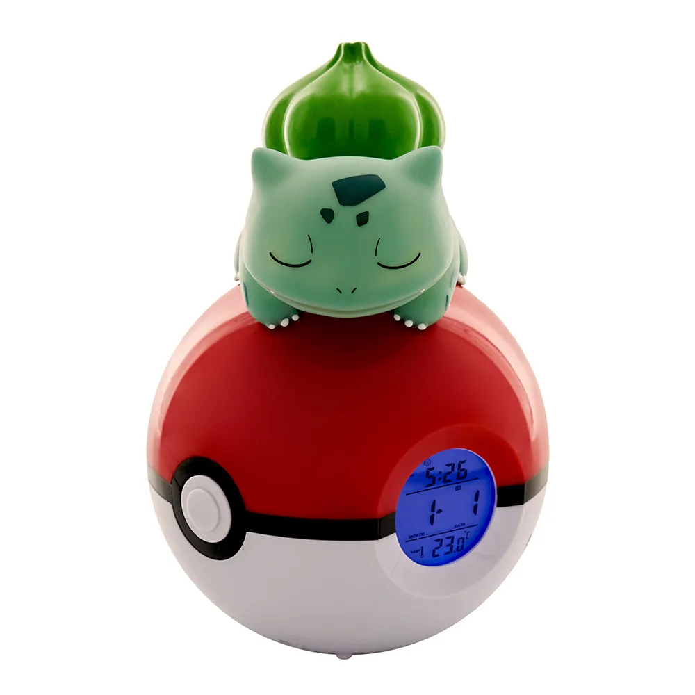 Pokémon Bulbasaur Light-Up FM Alarm Clock