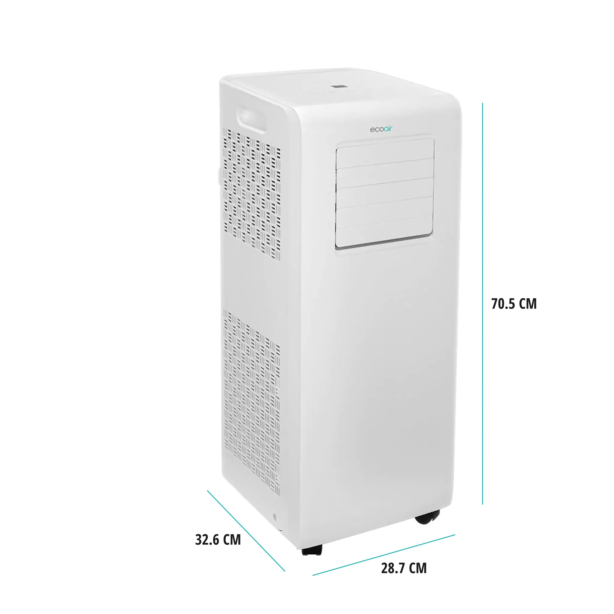 Portable Air Conditioner with Remote Control | 4-in-1  Modes | Energy Efficiency Rating Class A  | 7000 BTU Crystal MK2