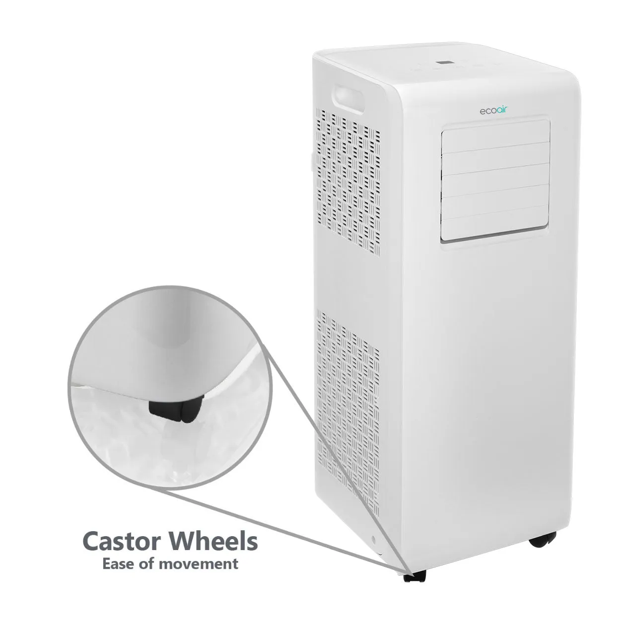 Portable Air Conditioner with Remote Control | 4-in-1  Modes | Energy Efficiency Rating Class A  | 7000 BTU Crystal MK2