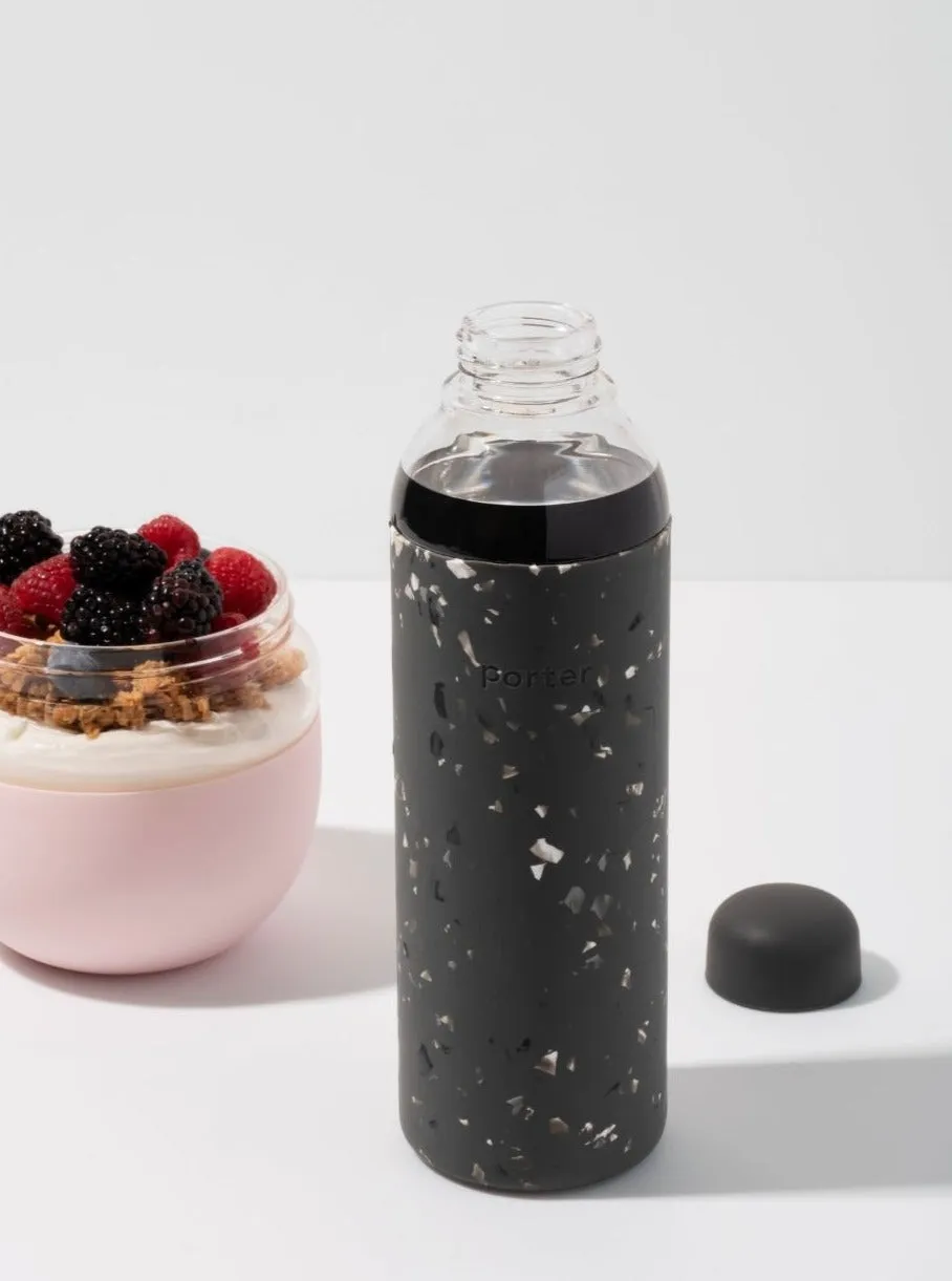 Porter Water Bottle - Terrazzo Charcoal