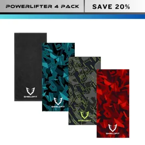 Powerlifter 4 Antibacterial Gym Towel Pack