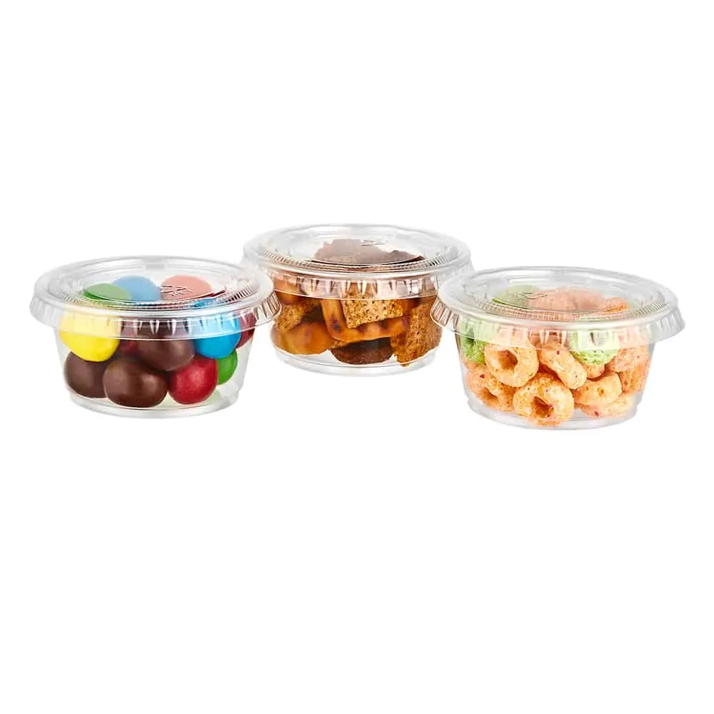 Premium Plastic Portion Cup<br/>Size Options: 2oz Portion Cup, 4oz Portion Cup, and 5.5oz Portion Cup