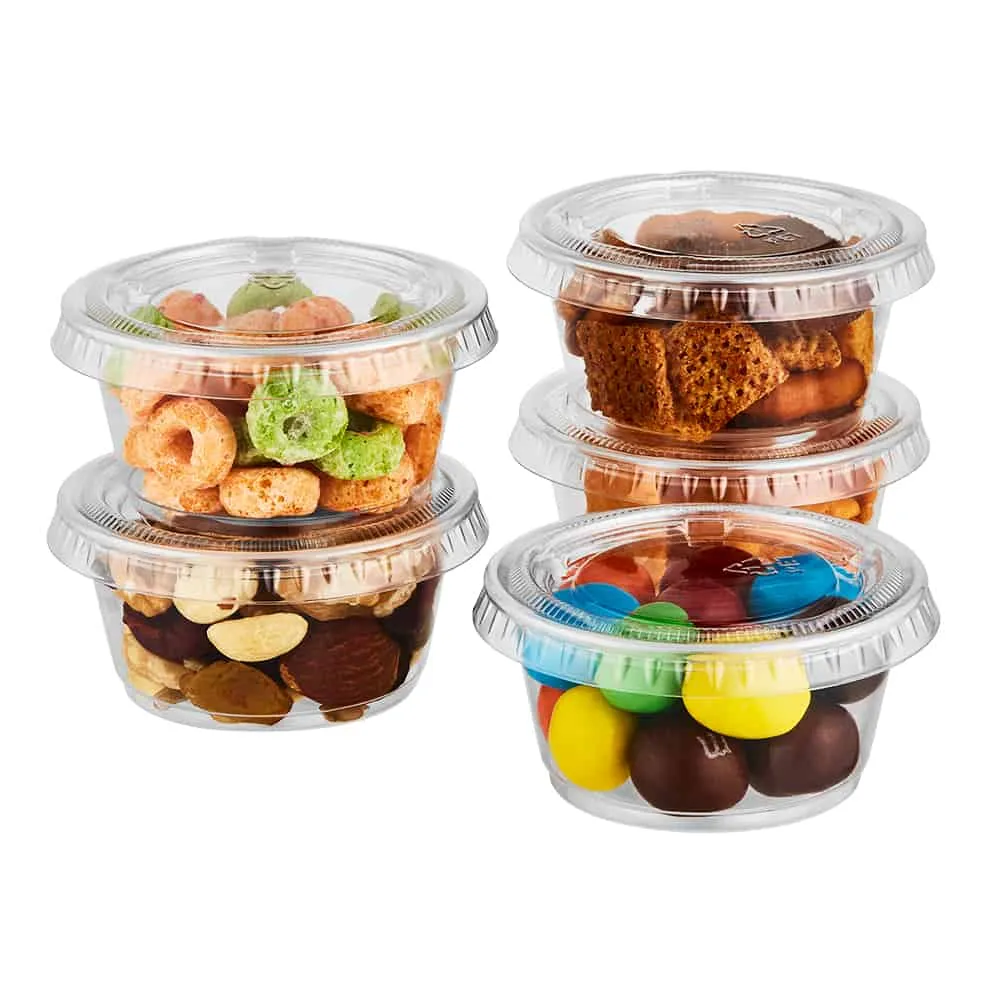 Premium Plastic Portion Cup<br/>Size Options: 2oz Portion Cup, 4oz Portion Cup, and 5.5oz Portion Cup