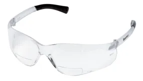 Protective Glasses - MCR Safety BearKat® BK1 Series Bifocal Readers 2.5 Diopter Clear Lens BKH25