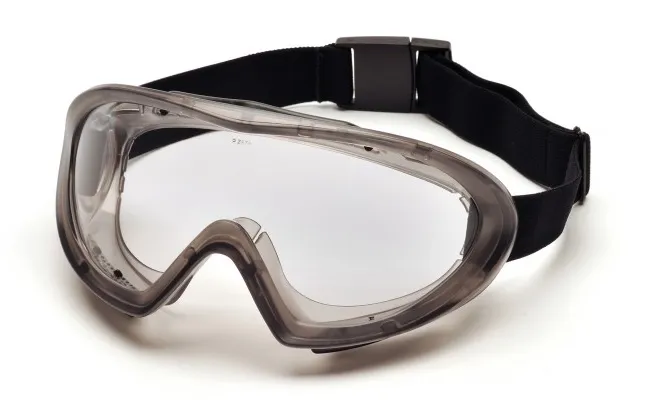 Protective Goggles - Pyramex Capstone Dual Lens Gray with Quick Release H2X Anti-Fog G504DT