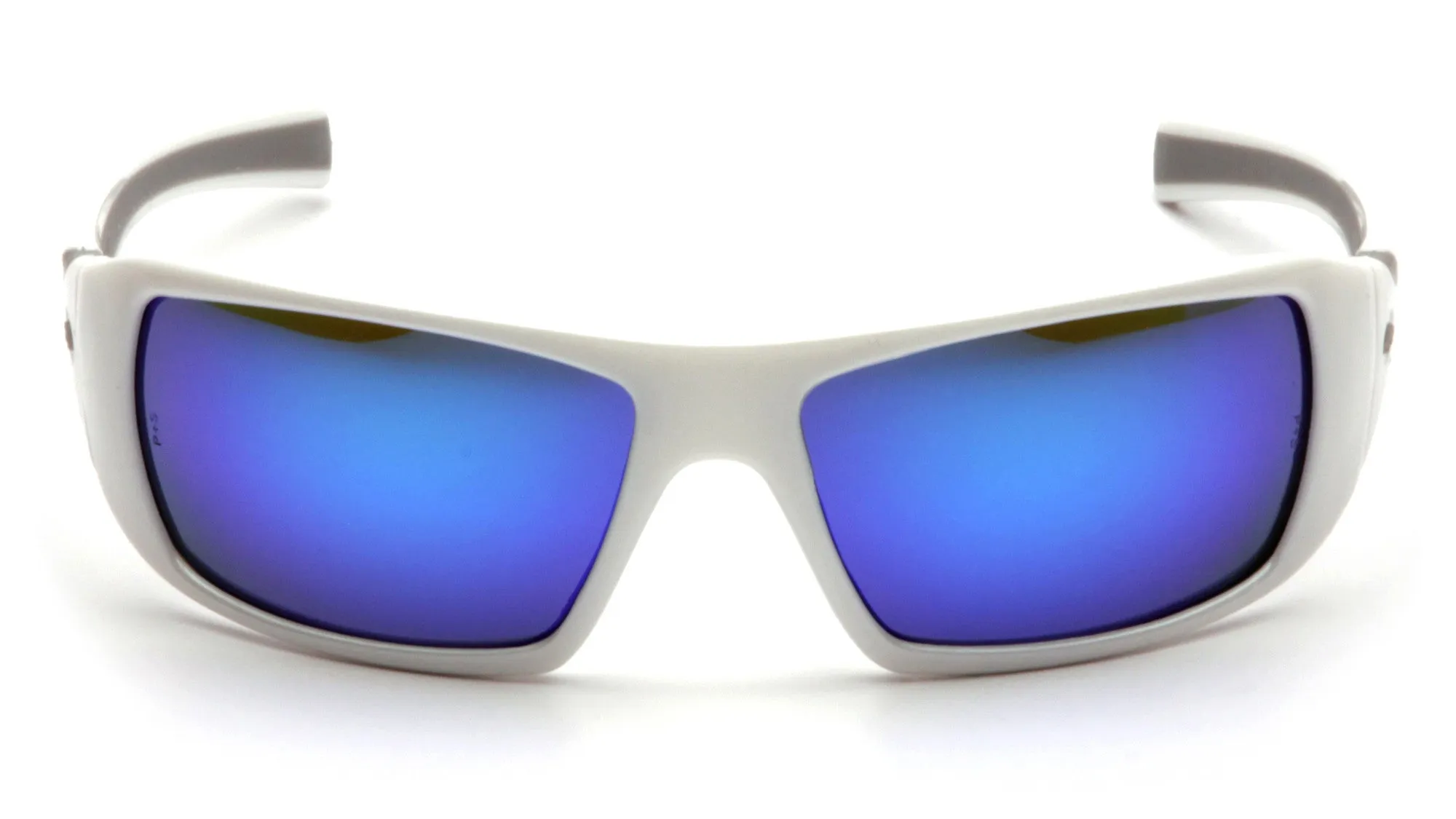 Pyramex Goliath White Frame Ice Blue Safety Glasses #SW5665D