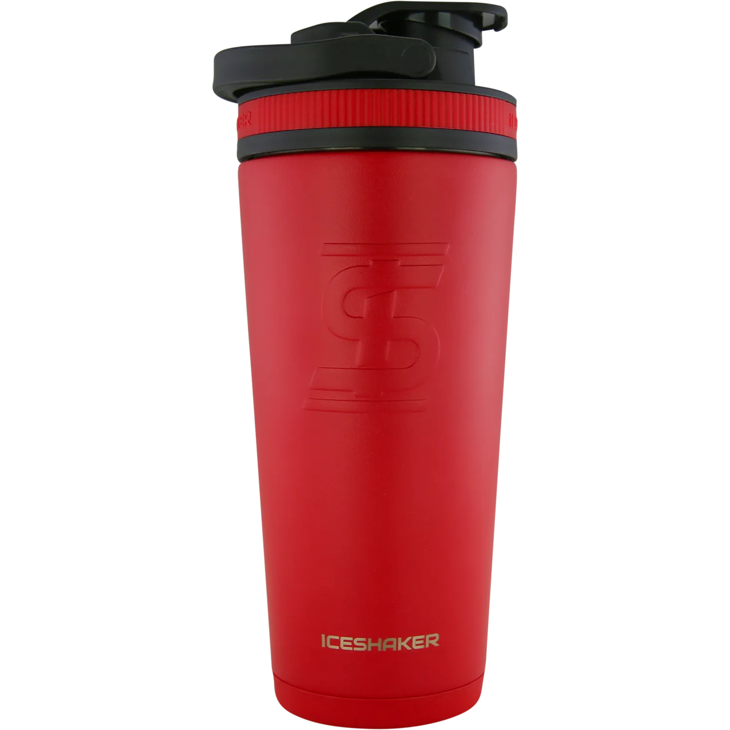 Red 26oz Vacuum-Insulated Ice Shaker Cup