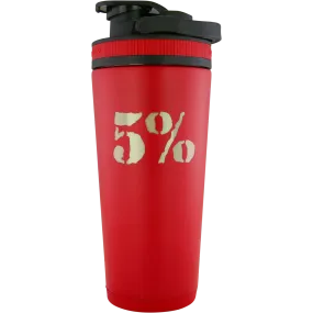 Red 26oz Vacuum-Insulated Ice Shaker Cup