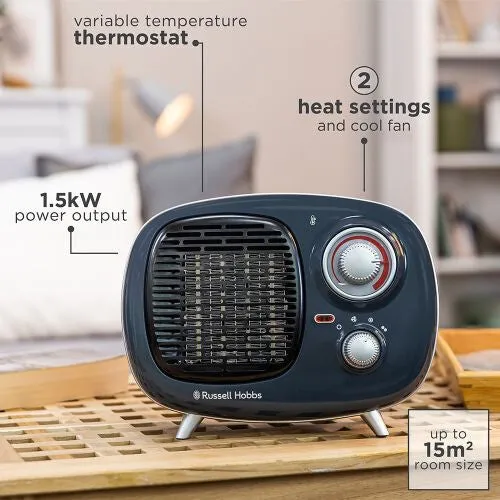 Russell Hobbs RHRETPTC2001G electric space heater Indoor Grey 1500 W Fan electric space heater